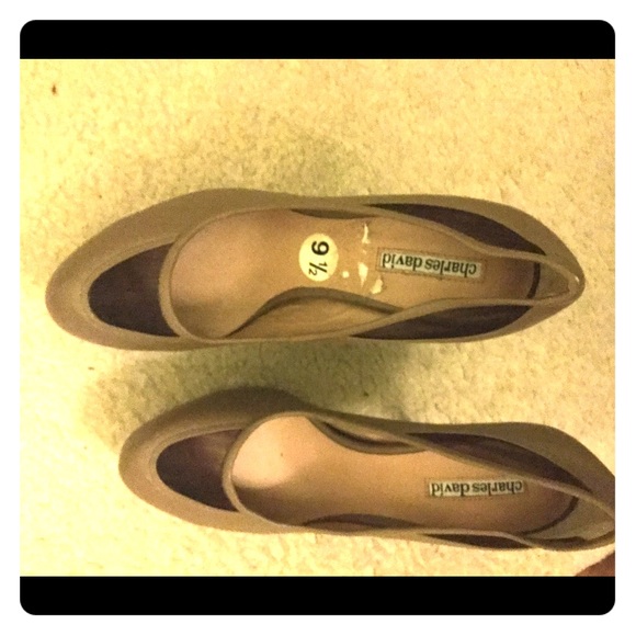 Taupe mesh pumps - Picture 2 of 5